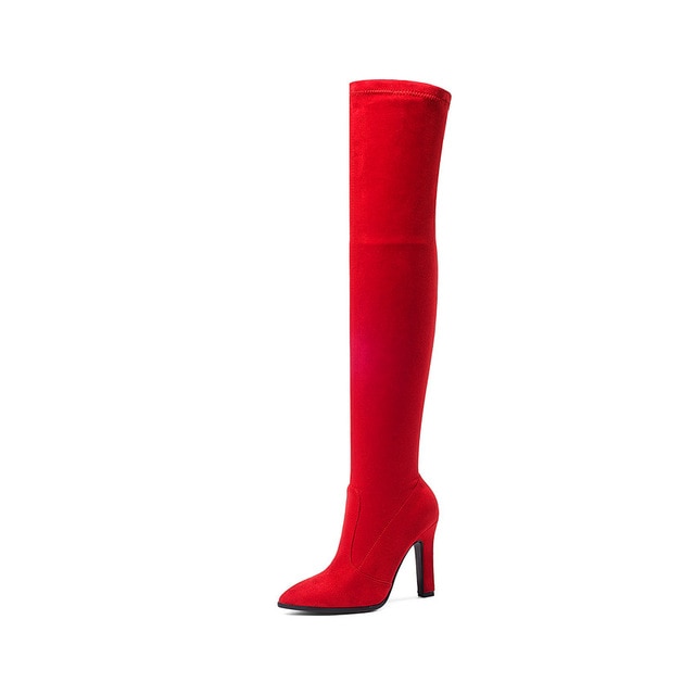 2020 Women's Knee High Fashion Boots High Heel