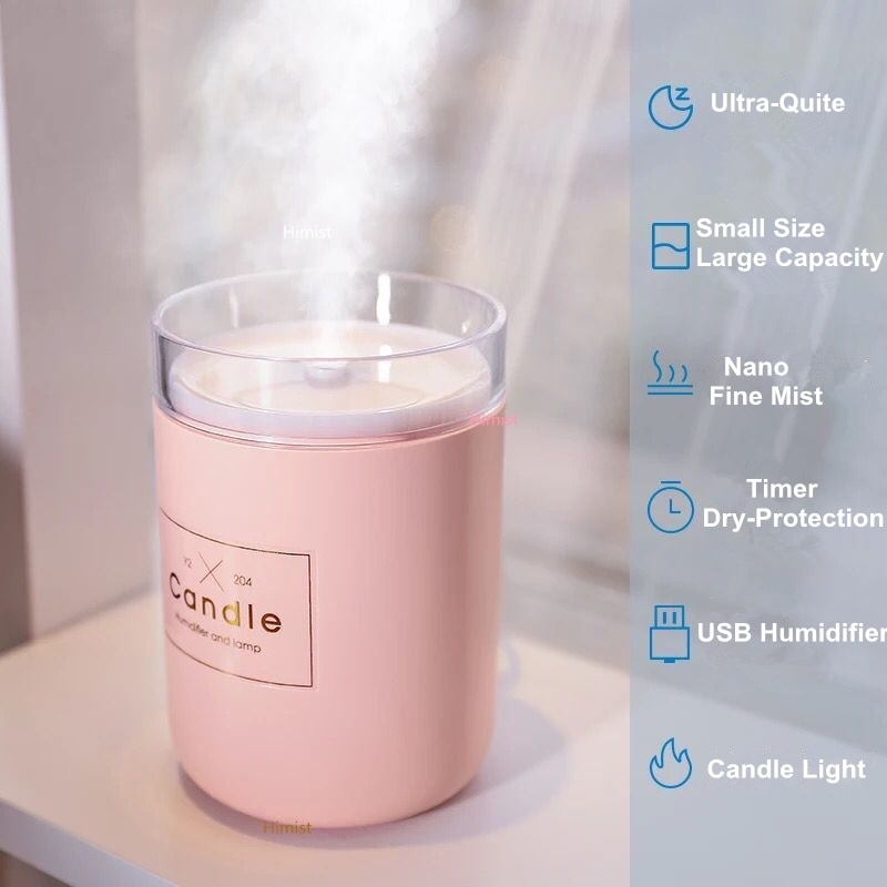 Ultrasonic Candle Air Humidifier